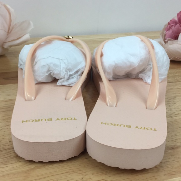 Tory Burch Pink Flip Flop Sandals 5M - Picture 6 of 8